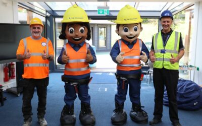 Tommy and Willow Visit Yarm School